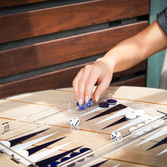 Backgammon Med Navy